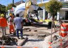 Por fin ABSA comenzó la etapa final de la obra en la calle 25 de Mayo