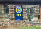 La Policía Federal rescató en Cañuelas y en la región aves valuadas aproximadamente en un millón de pesos