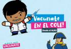 El Operativo de Vacunación itinerante se traslada a Escuelas del Distrito