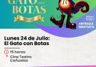 El Municipio te invita a ver "El Gato con Botas” en vacaciones