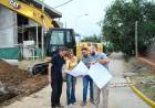 Marisa Fassi y el ministro Katopodis recorrieron obras hidráulicas y viales en Cañuelas
