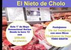 El 1° de Mayo celebralo junto a Carnicería el Nieto de Cholo