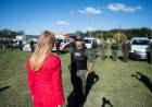 Marisa Fassi supervisó operativo de Seguridad de Gendarmería en Cañuelas