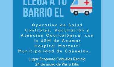 Nuevo operativo de "el hospital en tu barrio"
