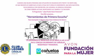 Nueva charla sobre violencia de género en el HCD
