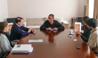 El Intendente Arrieta recibió a los responsables de la firma Bull Trailer de Kalpa Group