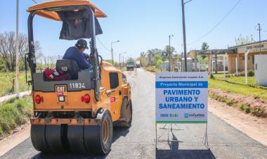 Avanzan las obras de Máximo Paz
