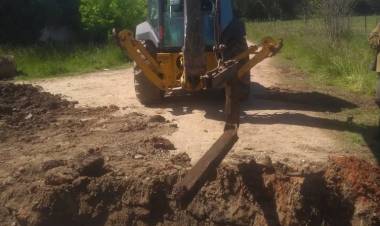 Recomposición de vía pública en la primera parte de la semana