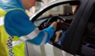 Se realizó un nuevo control vehicular nocturno