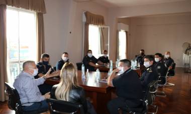 Reunión de la Intendenta con la Cúpula de Seguridad
