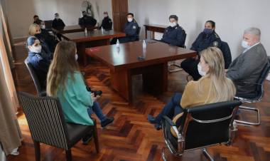 Reunión sobre políticas de Género con autoridades policiales