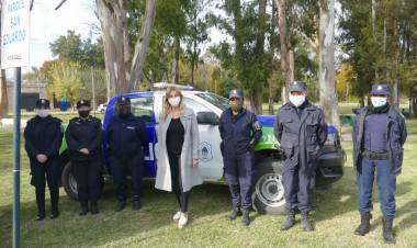 Se instaló un módulo de seguridad en la localidad de Máximo Paz