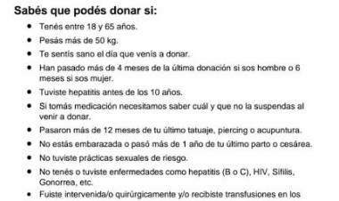 14 de junio - DÍA MUNDIAL DEL DONANTE DE SANGRE