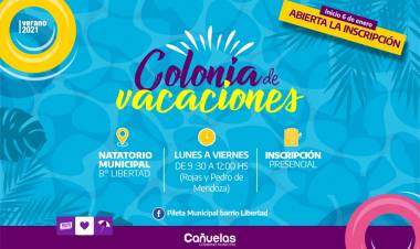 Se inician las actividades en la Colonia de Vacaciones - Espacio Publicitario