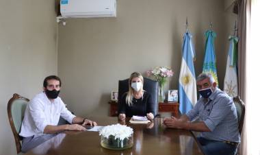 La intendenta se reunió con COCATRA