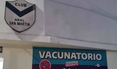 El Club San Martín será la nueva sede de vacunación