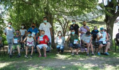 Vacunaron a los internos y personal del Hogar Santa María del Rosario