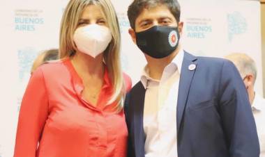Fassi participó junto a Kicillof del anuncio del nuevo acceso a Gobernador Udaondo
