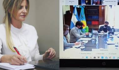 La intendenta Fassi y sus pares provinciales se reunieron con el gobernador Kicillof vía zoom