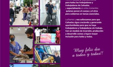 Día del Trabajador y de la Trabajadora - Espacio de Publicidad