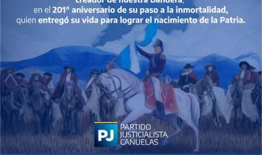 Homenaje a Manuel Belgrano a 201 años de su muerte