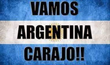 Esta noche... vamos todos juntos a gritar por Argentina