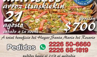 Nueva propuesta solidaria del Centro Vaco para el sábado a la noche