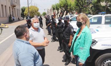 Operativo Sol: se sumaron móviles y efectivos.