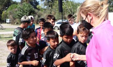 Se reinauguró la Plaza "Ni Una Menos" en la localidad de Máximo Paz
