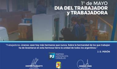 1° de Mayo - Día del Trabajador y de la Trabajadora