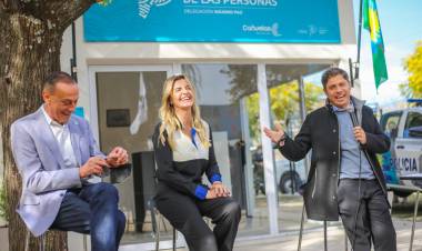 Kicillof y Fassi inauguraron el Registro Provincial de las Personas en Máximo Paz