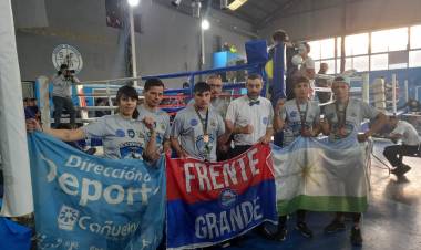 Intensa actividad de la Academia y Escuela Municipal de Kickboxing de Cañuelas