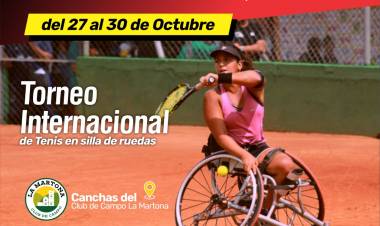 Vuelve el torneo internacional de tenis en silla de ruedas "Cañuelas Open"