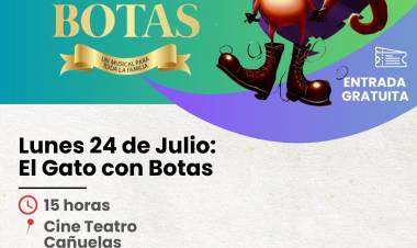 El Municipio te invita a ver "El Gato con Botas” en vacaciones