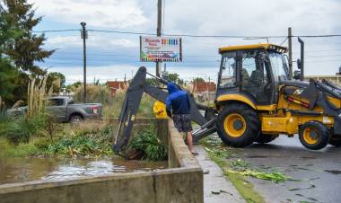 El Municipio coordinó todas las acciones frente al temporal