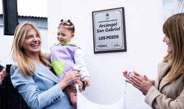 Se inauguró el Jardín Maternal Municipal “Arcángel San Gabriel” en Los Pozos
