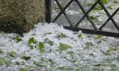 Temporal en Cañuelas y varias localidades vecinas donde además cayó granizo 
