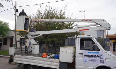 Se dio comienzo a la poda del arbolado público urbano en Cañuelas