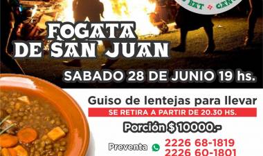 El Centro Vasco invita a la Fogata de San Juan