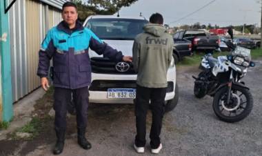 Secuestran un vehículo robado en Cañuelas en  el 2022 