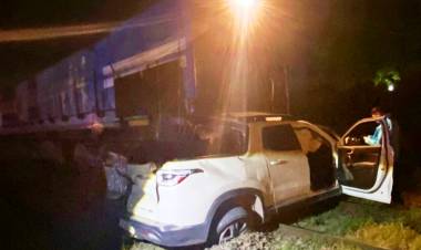 FATAL ACCIDENTE EN UN PASO A NIVEL DE CAÑUELAS