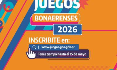 Comenzaron las inscripciones para los Juegos Bonaerenses 2026