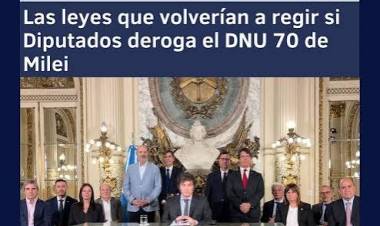 Derogar el DNU 70 no restituye las leyes anteriores: qué pasaría con alquileres, salud y comercio exterior