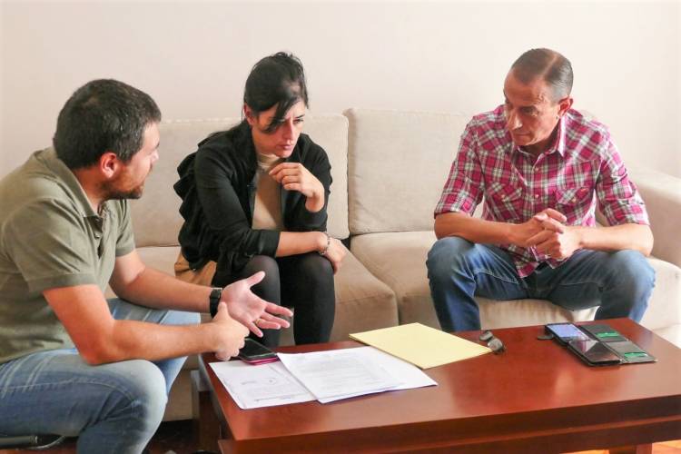 Reunión entre el municipio y ABSA