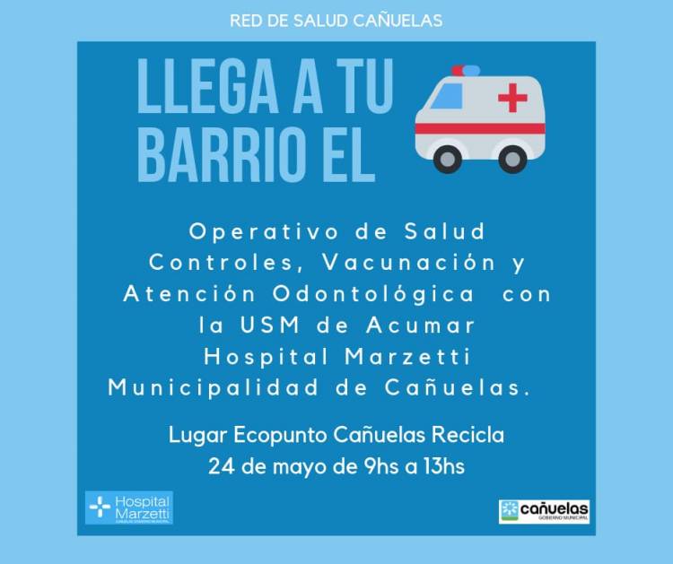 Nuevo operativo de "el hospital en tu barrio"