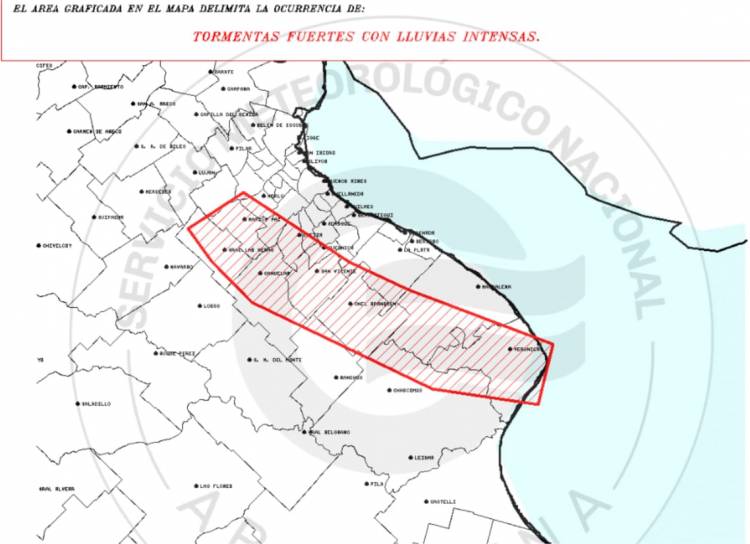 ALERTA por fuertes Tormentas
