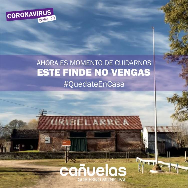 Cañuelas se suma a "este finde no vengas"