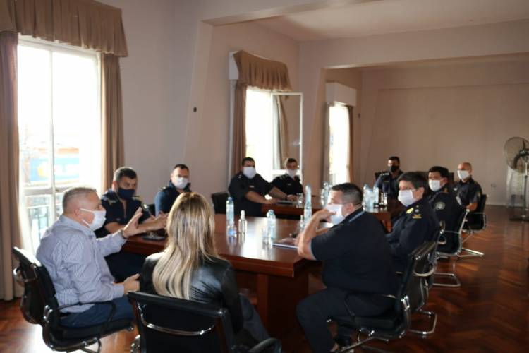 Reunión de la Intendenta con la Cúpula de Seguridad
