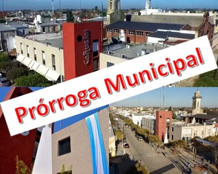 Prórroga y vigencia del pago de Tasas