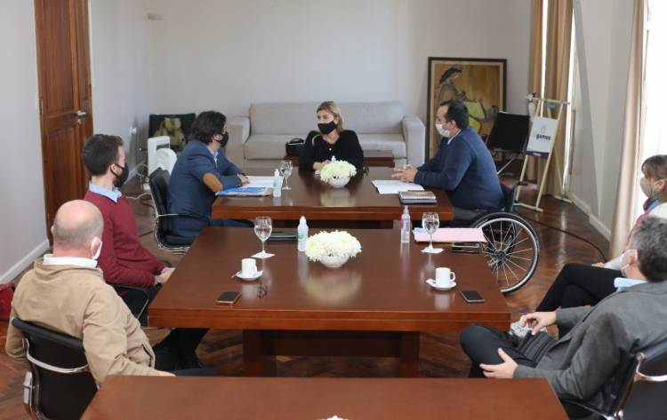Referentes de la Agencia Nacional de Discapacidad fueron recibidos por autoridades Municipales